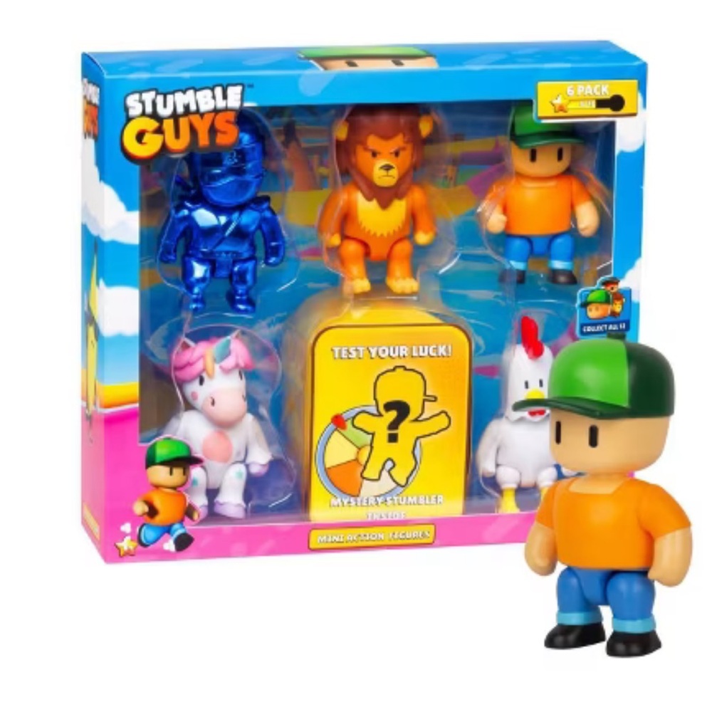 Stumble Guys Deluxe Mini Figure Set - 6pk
